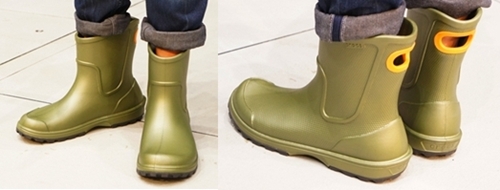 crocs wellie rain boot