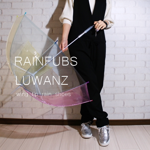 RAINFUBS （レインファブス）　ウィングチップ レインスニーカー LUWANZ　ルワンズ
